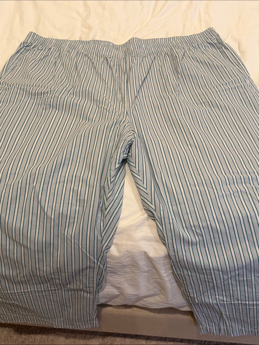 Old Navy Blue and White Striped Lounge Pants